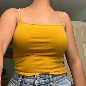 Simple Yellow Tank Top